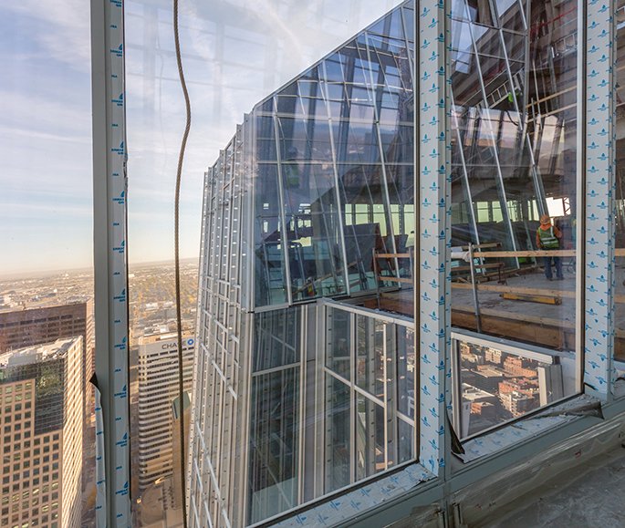 Birth of a Denver LOGO-A Great Glass Curtain Wall Building